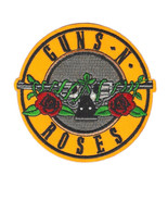 GUNS N ROSES IRON ON PATCH 3.6&quot; Round Classic Rock Band Embroidered Appl... - $66.15 MXN