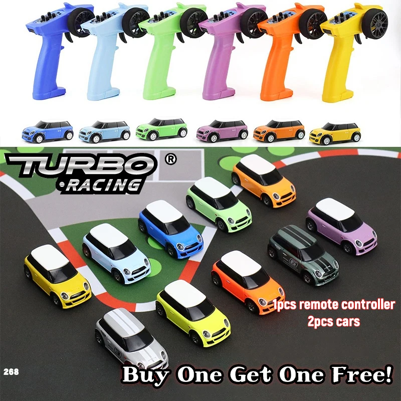 Turbo Racing 1:76 MINI 2.4GHz Full Scale RC Professional Electric Remote Control - £79.38 GBP+