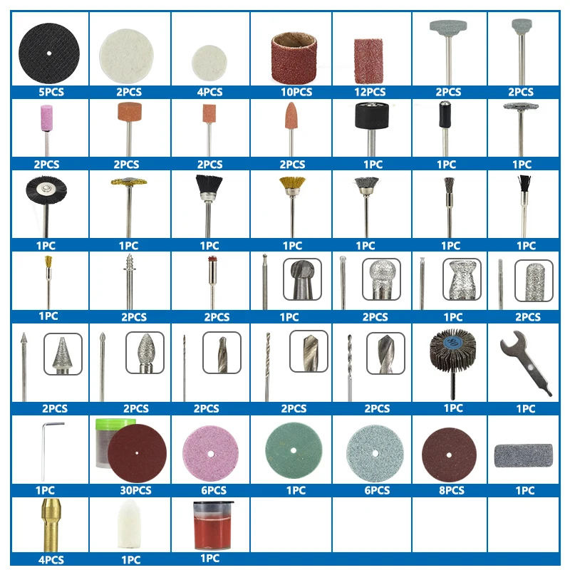 XCAN Rotary Tool Accessories 136/145/161pcs Asive Tool for Dremel Sanding Polish - $224.00