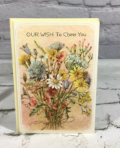 Our Wish To Cheer You Vintage Hallmark Greeting Card - £4.63 GBP