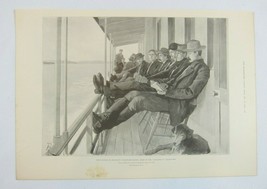 Antique 1898 Print Canada Euston to Klondike Homeward Hamilton Passengers Ship - £26.16 GBP