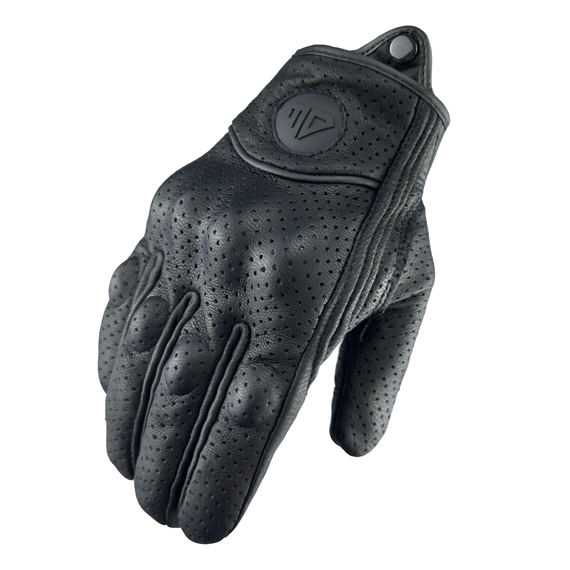 Top Leather Motorcycle Men Gloves Motocross Racing Biking Gear Glove Bicycle - £14.52 GBP+