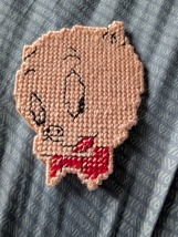 Good Ole Precious The Pig Refrigerator Magnet Large Hand Crafted Kitchen  - $93.13 MXN