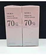(2) Moika Peach 70 Niacinamide Serum 30ml Hydrating Brightening Face Serum  - $363.02 MXN