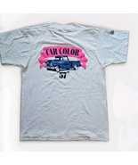 Vtg Single Stitch &#39;57 Chevy T-shirt Car Color Auto Body Shop Clean Med M - $379.72 MXN