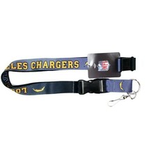 NFL Los Angeles Chargers Football Official Licensed Reverse Pop Lanyard Keychain - $11.64