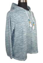 Woman Within Blue Space Dye Hoodie Plus Size 26-28 - $15.00