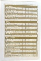 Harry Potter Clue, The Classic Mystery Game, replacement piece: Score Pad - £7.82 GBP
