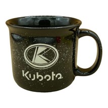 Kubota Logo Ceramic Black Coffee Mug 3 3/4” - $14.84