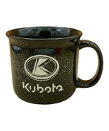 Kubota Logo Ceramic Black Coffee Mug 3 3/4” - $13.36