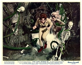 The Lost World 1960 Jill St. John David Hedison runs by skeletons 8x10 photo - £7.27 GBP