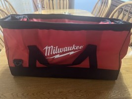 New Extra Large 23 Inch Milwaukee Heavy Duty Tool Bag &amp; Strap 23&quot;L x 10&quot;W x 12&quot;D - £29.56 GBP