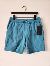 Nwt Lululemon Cres Teal Blue Bowline Shorts 8&quot; Linerless Men&#39;s Large - £62.17 GBP