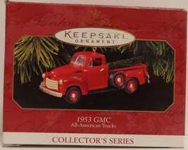1997 Hallmark Keepsake Ornament No.3 in All-American Truck Series Red GMC QX6105 - £18.65 GBP
