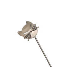 Beau Sterling Silver Cat Head Stick Pin Silver Tone Vintage - $26.72