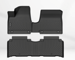 Fits 2022-2023 Hyundai IONIQ 5 Fixed Console Black Rubber Floor Mats Fro... - $71.97