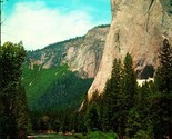 El Capitan at Yosemite National Park CA California 1958 Chrome Postcard A3 - $6.88