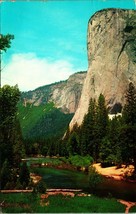 El Capitan at Yosemite National Park CA California 1958 Chrome Postcard A3 - £5.38 GBP