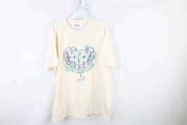 Vtg 80s Streetwear Womens XL Distressed Queen of the Dance Dancefit T-Shirt USA - £24.07 GBP