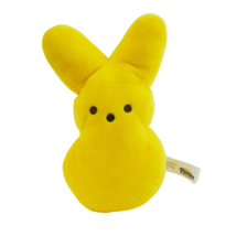Peeps Yellow 8 inch Plush Bunny Easter Stuffed Animal - £11.14 GBP