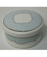 New Wedgwood Bone China Covered Dresser Trinket Box Venice  Blue White S... - $7.92