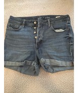 Old Navy Womens High-Rise O.G. Straight Button Fly Shorts Size 14 - $25.26 CAD