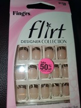 Fing&#39;rs Edge/ Flirt Fashion Nails 31720 F-92 - £6.85 GBP