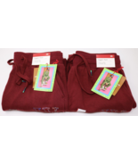 Houston White Adult Unisex Tapered Leg XS Sweat Jogger Pants Red Lot of ... - $40.43 CAD