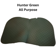 Hunter Green All Purpose English Riding Saddle Pad USED image 3