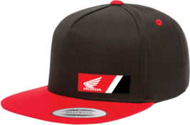 Factory Effex Wedge Snapback Hats Hat Snapback Snap Back Cap Honda Black... - £23.87 GBP
