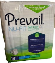 Prevail Nu-Fit 18ct Large 45-58 Daily Briefs Adult Protective Underware Diaper - $34.65