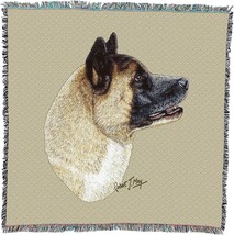 Akita Lap Square Blanket by Robert May - Working Group - Gift for Dog, 54x54 - £62.33 GBP