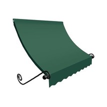 Awntech ECH23-US-4F 4.38 ft. Charleston Window &amp; Entry Awning, Forest Green  - £516.51 GBP
