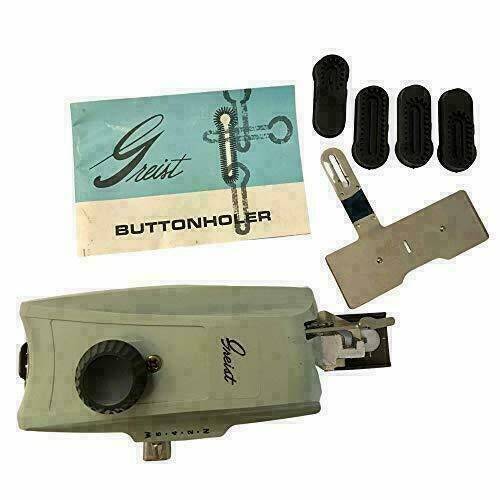 Vintage Greist automatic buttonholer (fits straight needle and zig zag machines) - $116.99
