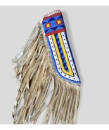 Indian Beaded Knife Cover Native American Sioux Hide Knife Sheath WQ163 - £109.64 GBP