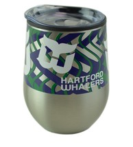 Hartford Whalers NHL Stainless Steel Stemless 11 oz Wine Glass w/ Travel Lid - £16.36 GBP