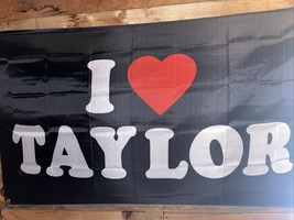 I Love Taylor Swift Flag 3x5 - £15.79 GBP