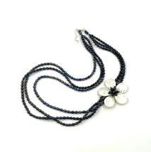 Handmade Unique Design 3 Strand Freshwater Pearl &amp; Mother of Pearl Necklace #059 - £22.51 GBP