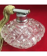 Press Glass Perfume Bottle Vintage | 30s Glam deco - $26.75 CAD