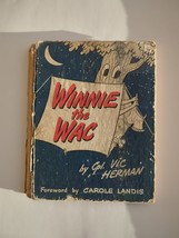 Winnie The Wac Vic Herman 1945 Wwii Army Life Hardcover Cartoons Rough Rare Book - £83.52 GBP