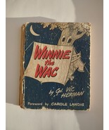 WINNIE THE WAC Vic Herman 1945 WWII Army Life Hardcover Cartoons Rough R... - $104.49