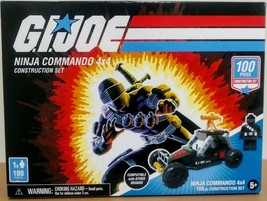 G.I. Joe Ninja Commando 4X4 Construction Set Hasbro Forever Clever 100 Pc Nib - $19.73