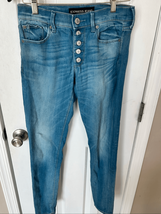 Express jeans blue leggings size 0R stretchy comfy - $19.80