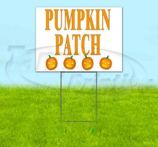 Pumpkin Patch Yard Sign Corrugated Plastic Bandit Lawn Decorations Usa - £23.01 GBP+