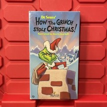 How The Grinch Stole Christmas VHS Video Tape Boris Karloff Dr Seuss Vtg... - $13.49