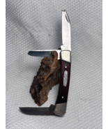 Vtg 1991 Buck 703+ Colt Folding Three Blade Pocket Knife USA - £31.84 GBP