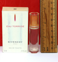 Eau Torride by Givenchy for Women EDT Splash Mini .17 / 5 ml New in Box - £18.00 GBP