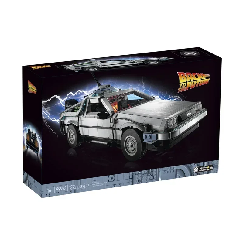 10300 DeLorean Back to the Future Time DMC-12 Machine Sport Car Building Blocks - £72.35 GBP