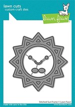 LAWN FAWN Lawn Cuts Custom Craft Die-Stitched Sun Frame, White - £8.96 GBP