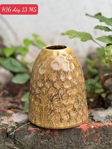 Pottery vase ceramic vase handmade in Vietnam H 16cms - £44.77 GBP